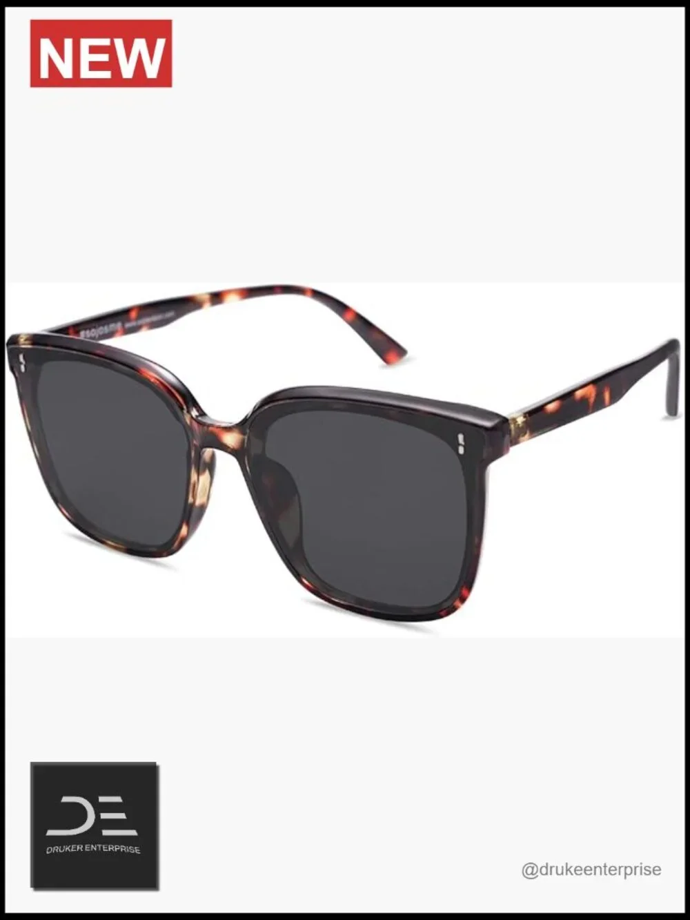 Vintage Style Square Sunglasses with UV400 Protection